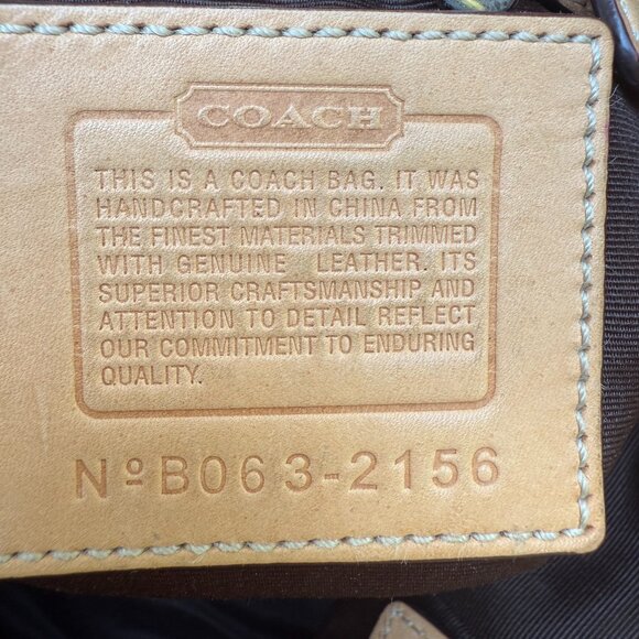 A great Trio!  Three Vintage Coach Signature C items!  Hello, early 2000's! - Picture 8 of 16